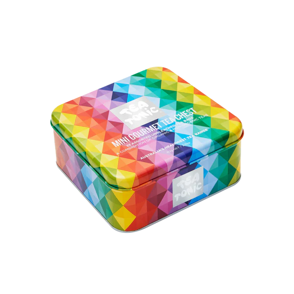 Mini Tea Chest - Gourmet Tin - 1 Teabag of Complete Tea Range