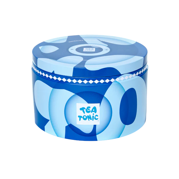 Calming Selection Round Tin - 40 Calming Gourmet Tea + Mini Tin of Sparkling Rosebuds