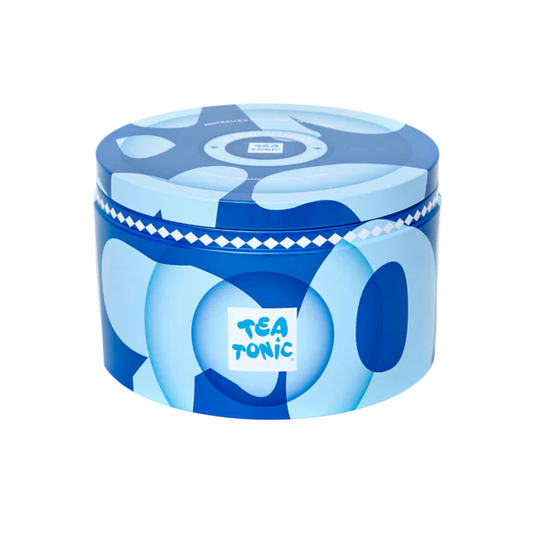 Calming Selection Round Tin - 40 Calming Gourmet Tea + Mini Tin of Sparkling Rosebuds