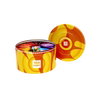 Fruity Selection Round Tin - 40 Fruity Gourmet Teas + Mini Tin of Gold Sugar