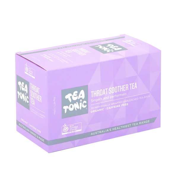 Throat Soother Tea - 20 Teabags Box Organic