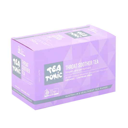 Throat Soother Tea - 20 Teabags Box Organic