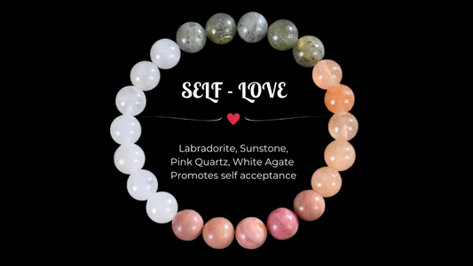 Self-Love Crystal Bead Bracelet | Wild & Nourished Jewellery