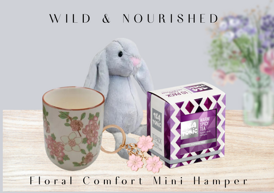 Floral Comfort Mini Hamper | Wild & Nourished Gift Hampers Australia