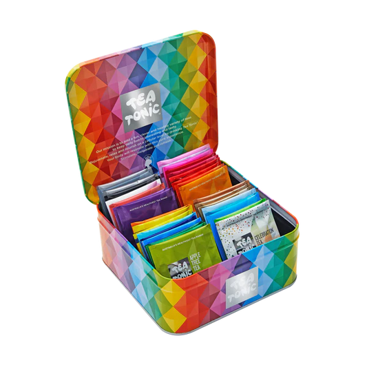 Mini Tea Chest - Gourmet Tin - 1 Teabag of Complete Tea Range